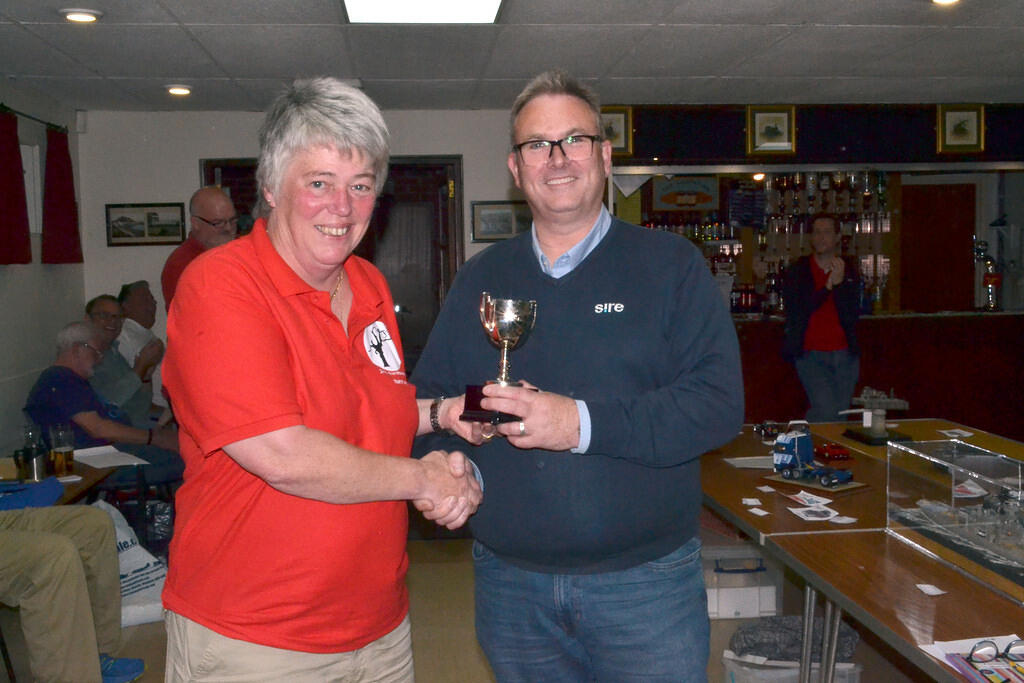 John receiving the Members Trophy