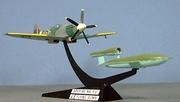 Spitfire XIV and V1 flying bomb, Frog, 1:72