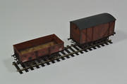 BR 14T Steel Open and BR 12T Goods Van